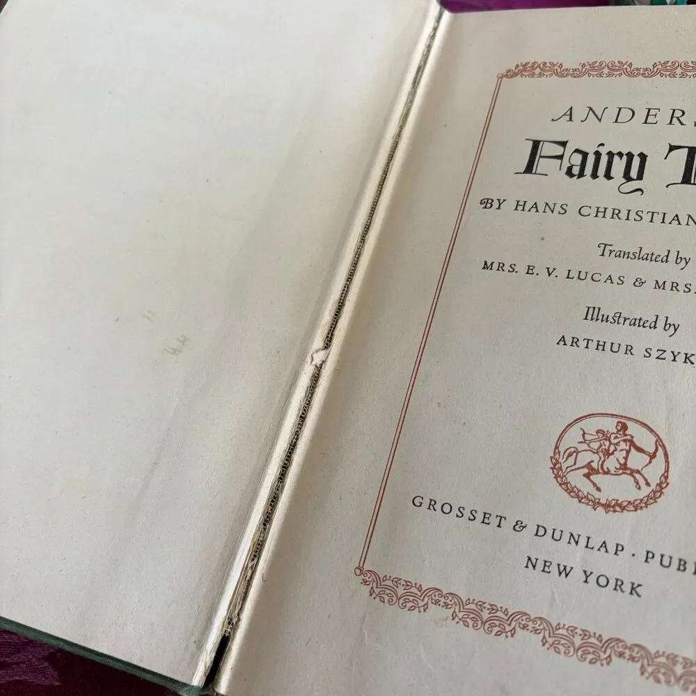 1945 Andersen's Fairy Tales by Hans Christian Andersen, Illustrated Vintage Book - Picture 4 of 11